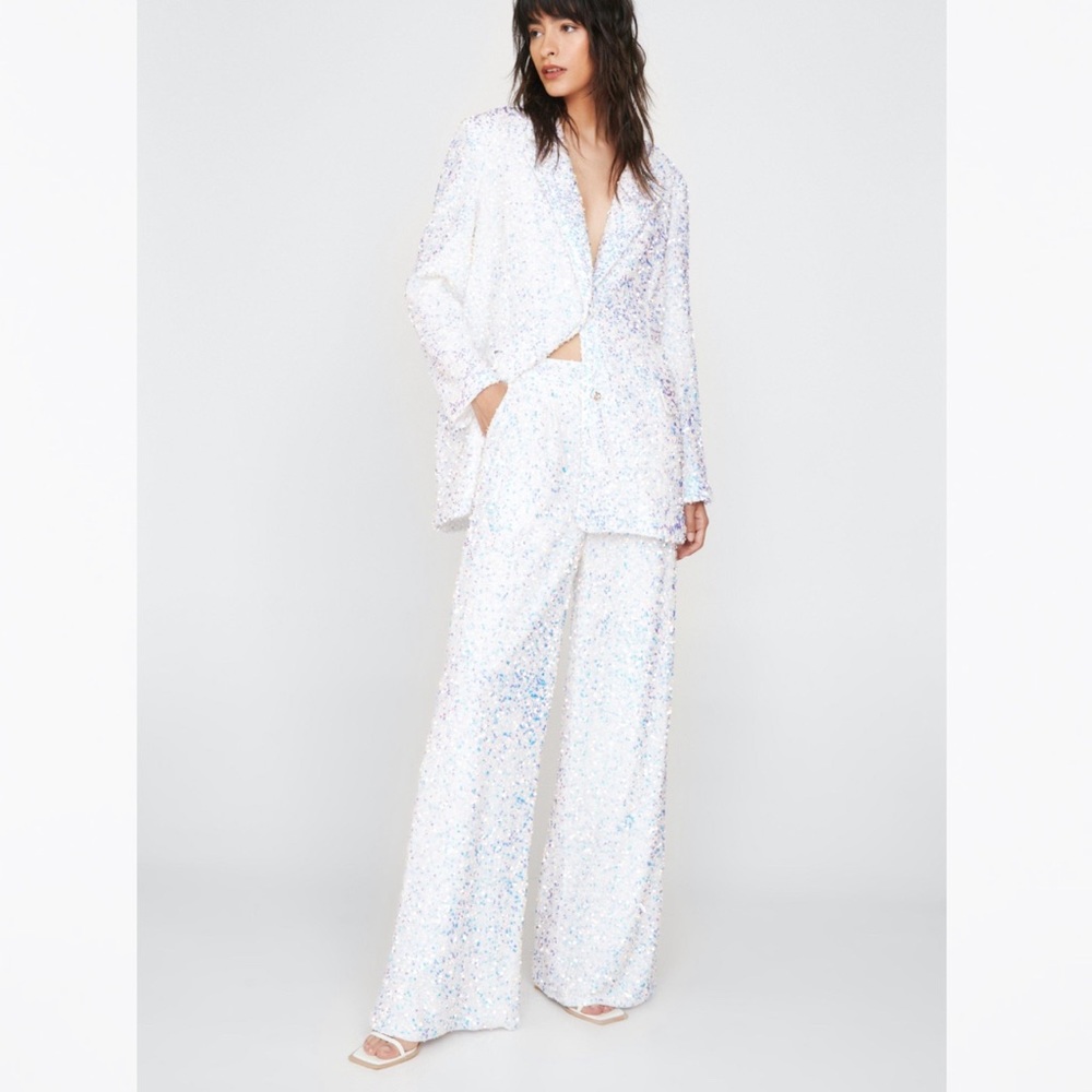 Nasty Gal Sequin Suit Set